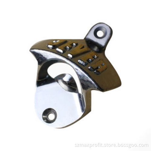 Bottle Opener Jever, Stainless Steel Wall Mounted
